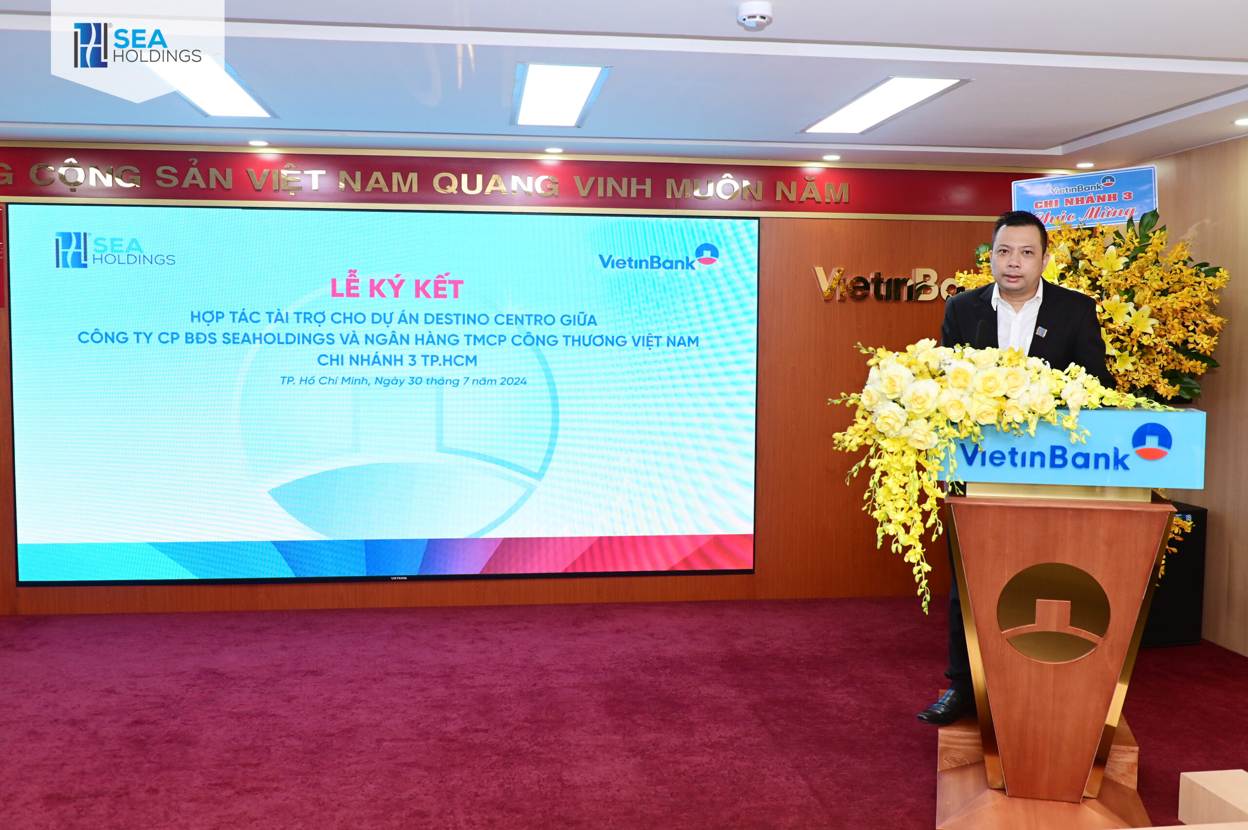 Chủ đầu Tư Seaholdings Và Ngân hàng TMCP Công Thương Việt Nam (VietinBank) CN3 - TP.HCM Ký Kết Hợp Tác Bảo Trợ Dự án Destino Centro 7 Chủ đầu Tư Seaholdings Và Ngân hàng TMCP Công Thương Việt Nam (VietinBank) CN3 - TP.HCM Ký Kết Hợp Tác Bảo Trợ Dự án Destino Centro