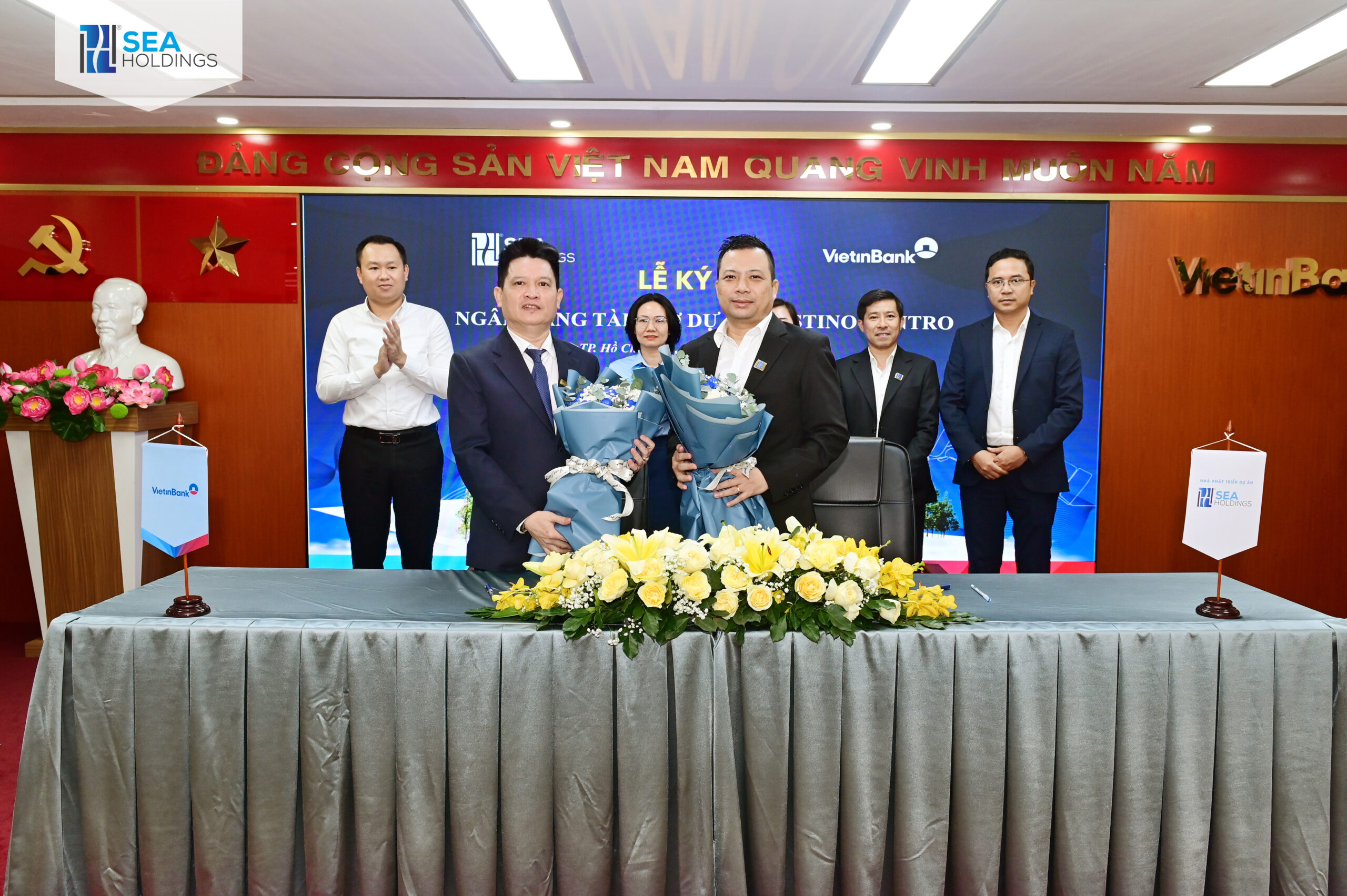 Chủ đầu Tư Seaholdings Và Ngân hàng TMCP Công Thương Việt Nam (VietinBank) CN3 - TP.HCM Ký Kết Hợp Tác Bảo Trợ Dự án Destino Centro 4 3 1 1 scaled